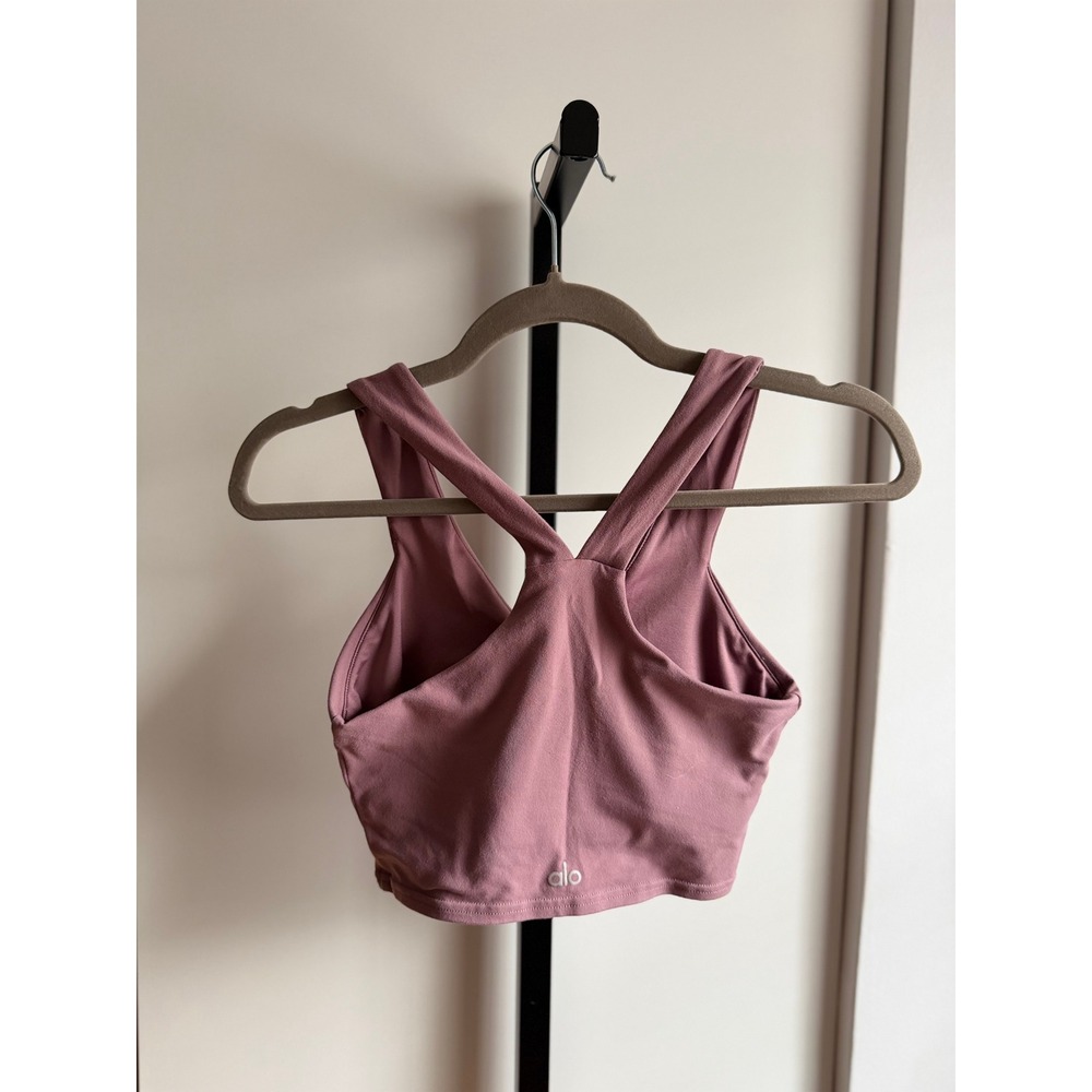 Alo Yoga Real Sports Bra – Size Small – Mauve